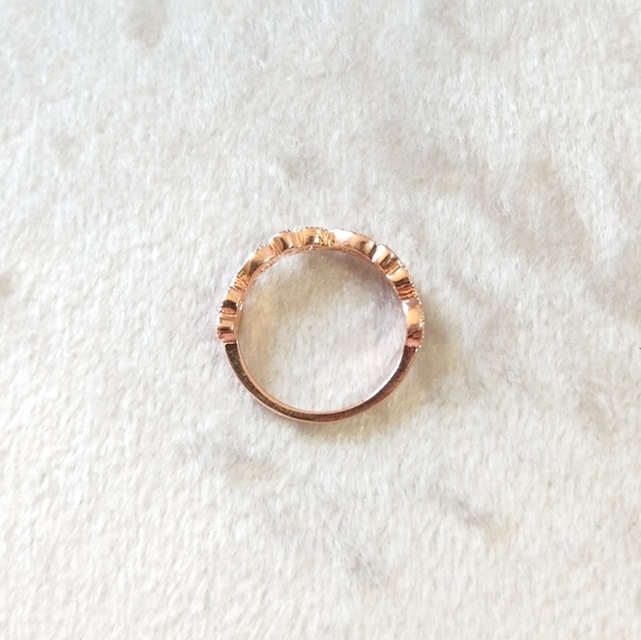 💎NEW💎 ROSE GOLD PLATED CZ RING - Picture 8 of 9